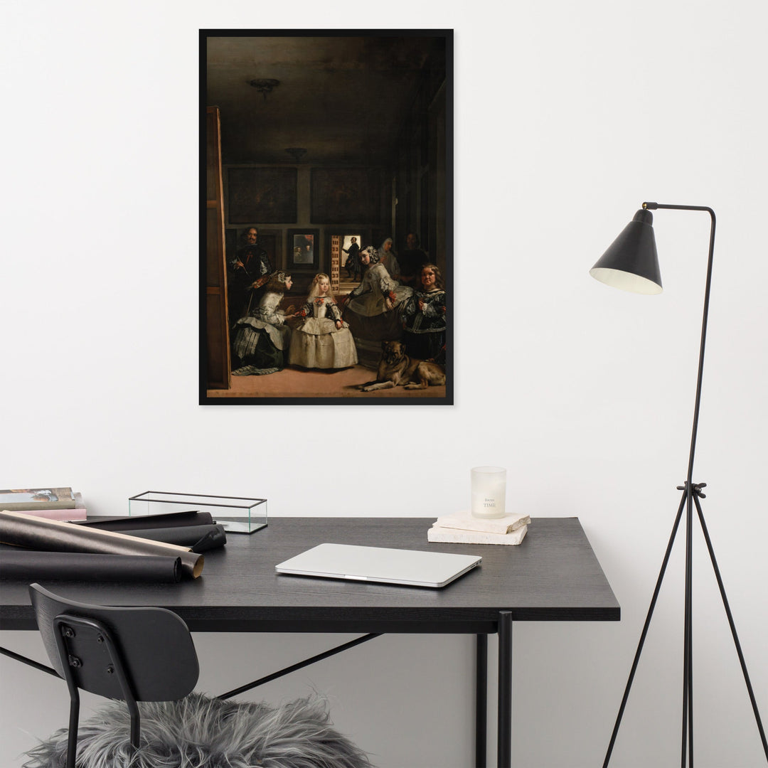 Las Meninas, Diego Velázquez - Poster im Rahmen Diego Velázquez artlia