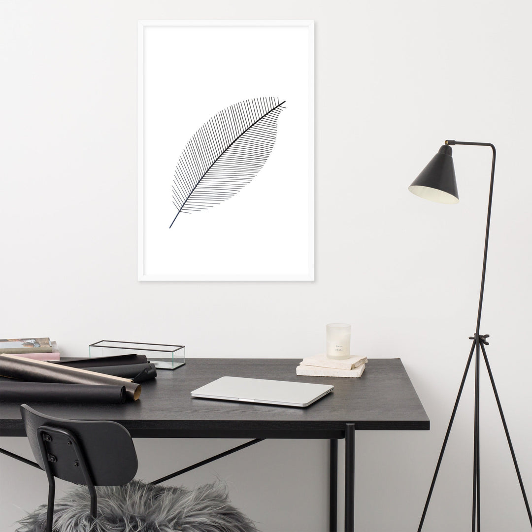 Leaf X Ray - Poster im Rahmen Kuratoren von artlia artlia