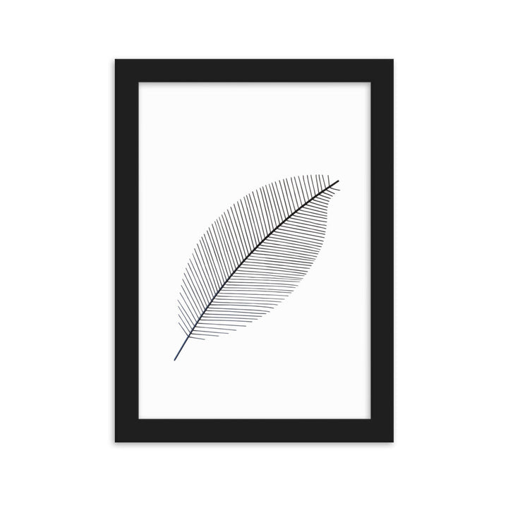 Leaf X Ray - Poster im Rahmen Kuratoren von artlia Schwarz / 21×30 cm artlia