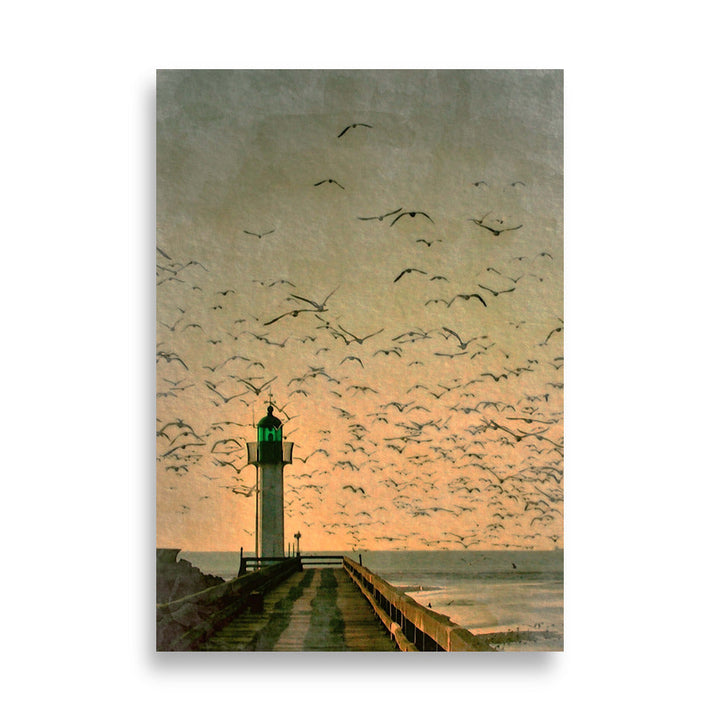 Leuchtturm - Poster Kuratoren von artlia 21×30 cm artlia