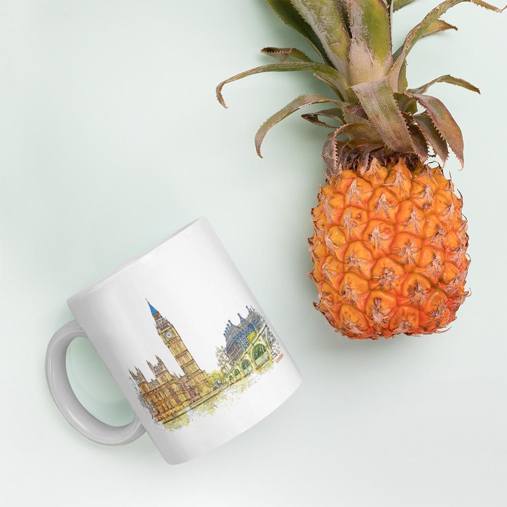 London in Orange - Tasse Kuratoren von artlia artlia