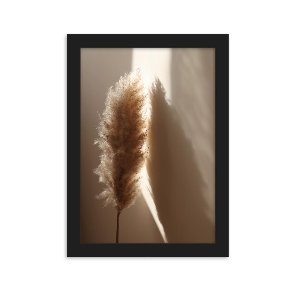 Reeds 02 - Poster im Rahmen artlia Schwarz / 21×30 cm artlia