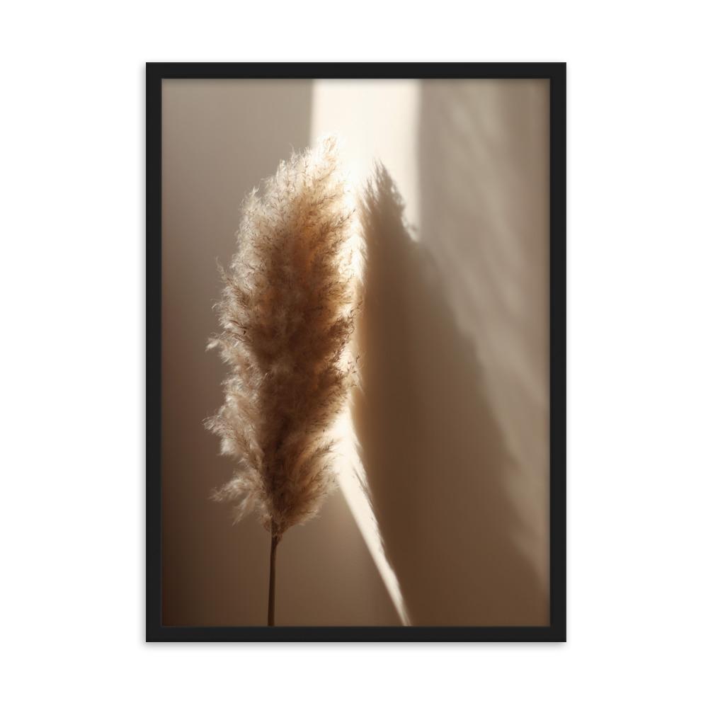 Reeds 02 - Poster im Rahmen artlia Schwarz / 50×70 cm artlia