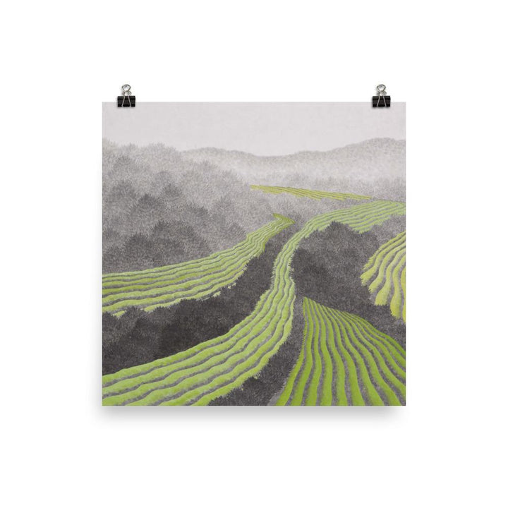 Reisfeld - Poster Han Jeong Lee 25x25 cm artlia