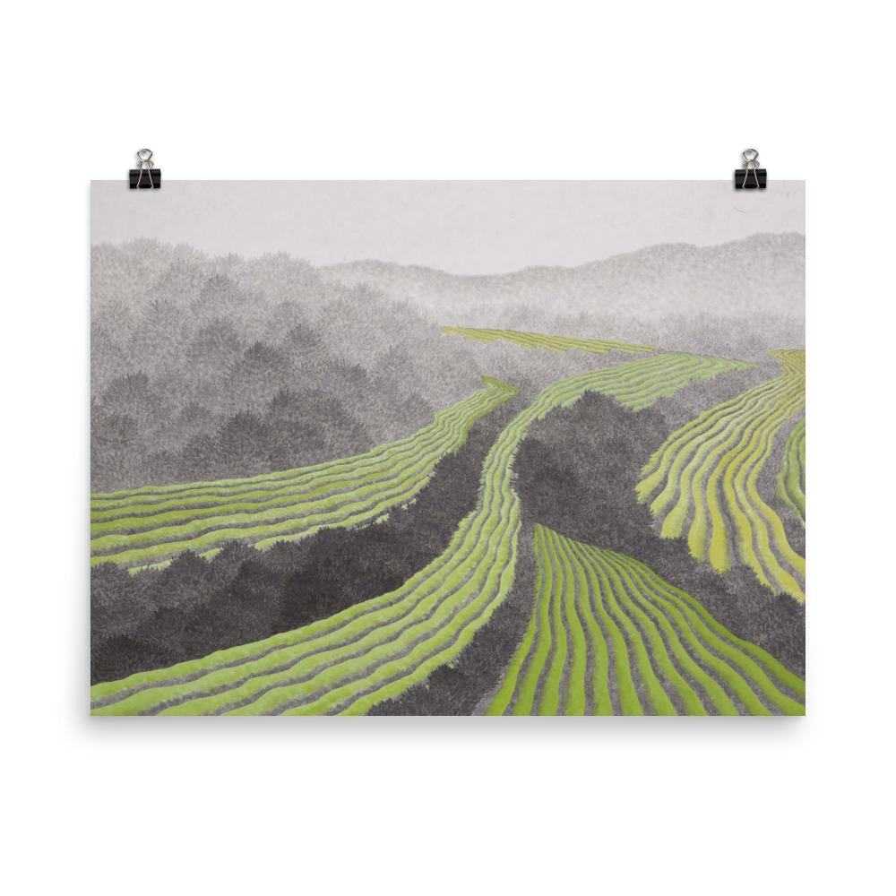 Reisfeld - Poster Han Jeong Lee 46x61 cm artlia