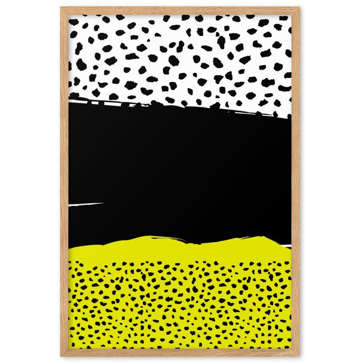 Spots - Poster im Rahmen artlia Oak / 61×91 cm artlia