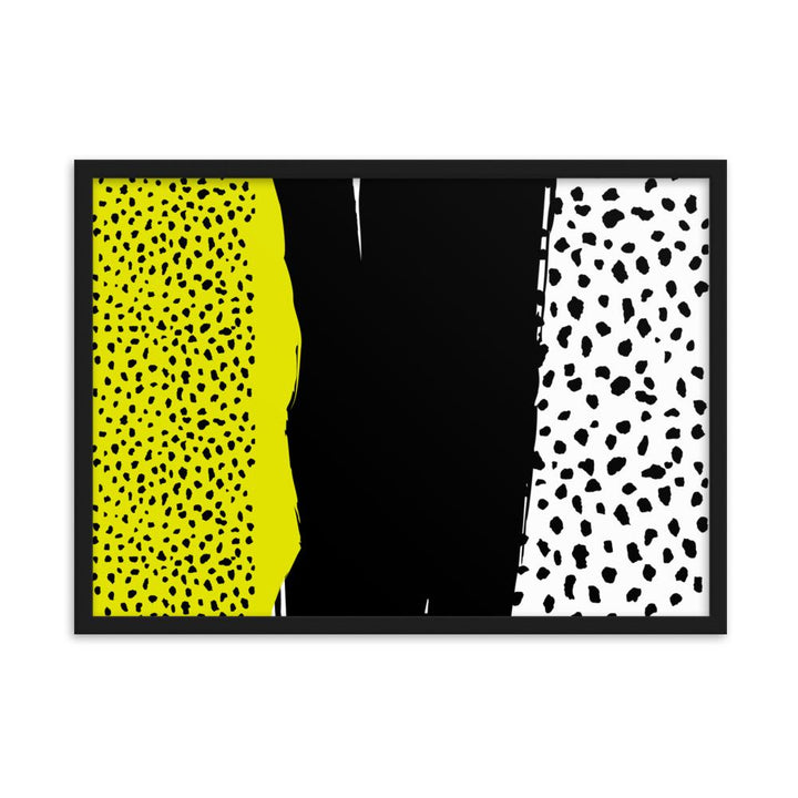 Spots - Poster im Rahmen artlia Schwarz / 50×70 cm artlia