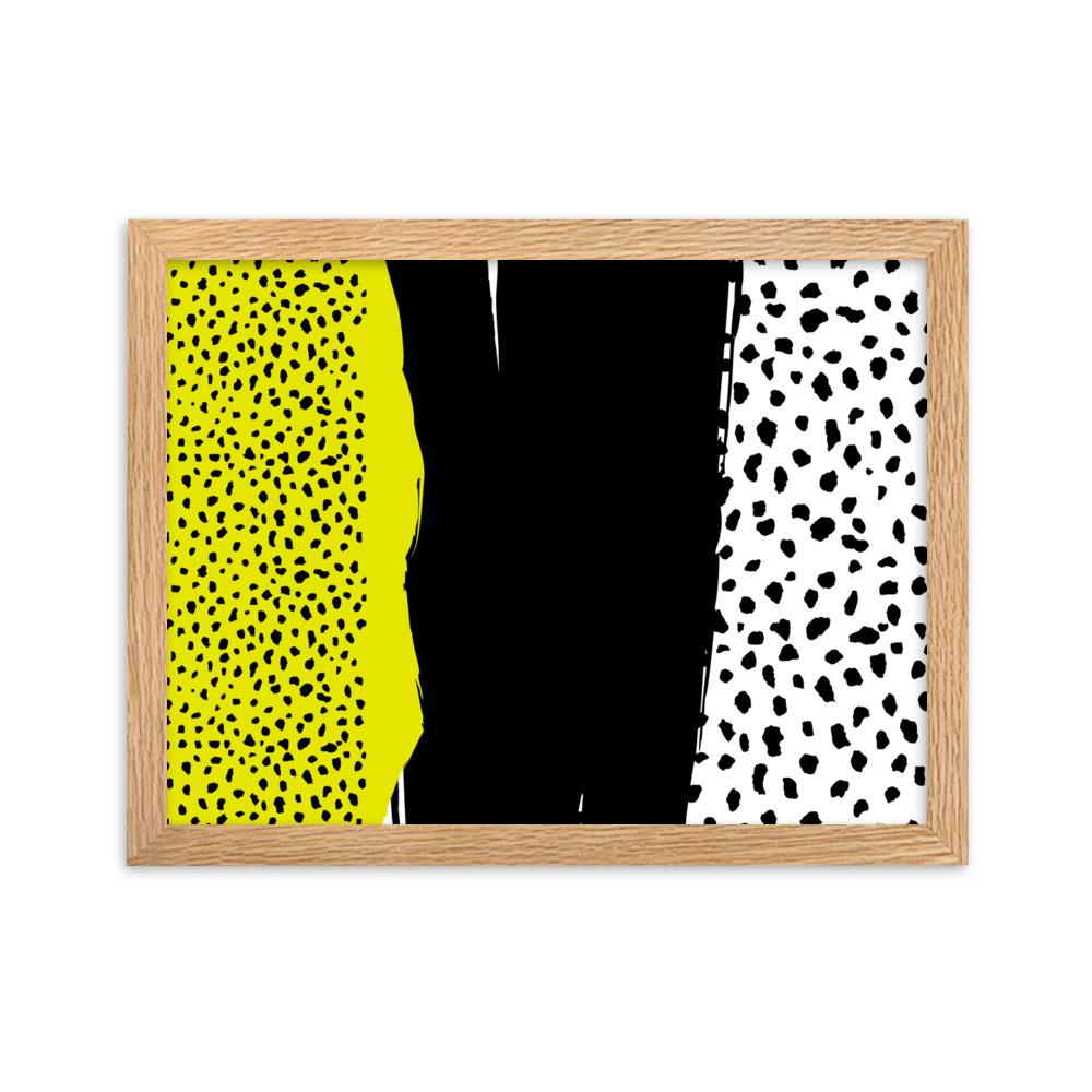 Spots - Poster im Rahmen Kuratoren von artlia Oak / 30×40 cm artlia