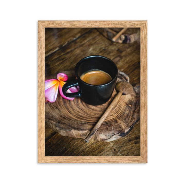 Thai Café - Poster im Rahmen Kuratoren von artlia Oak / 30×40 cm artlia