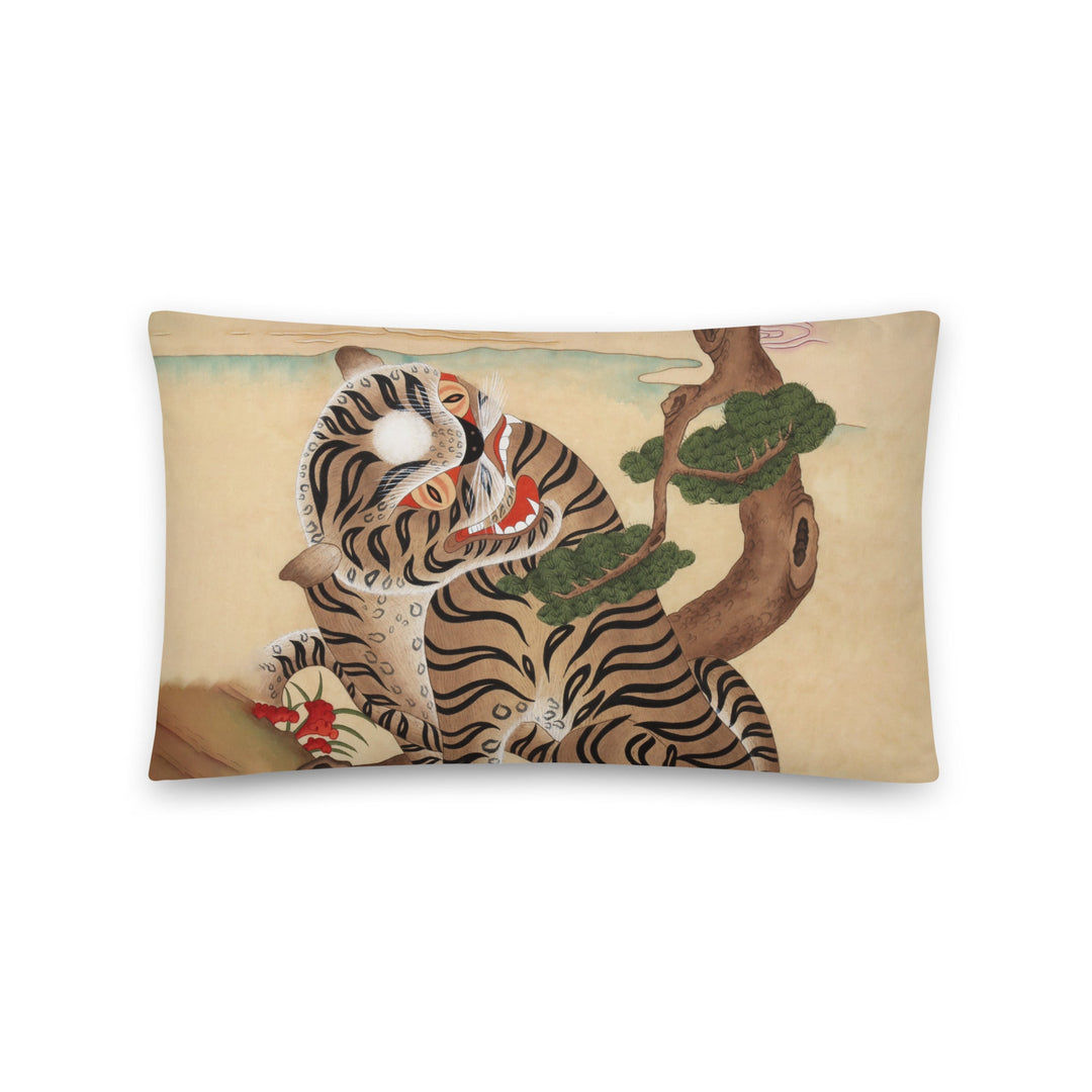 Tiger und Elster - Kissen Kuratoren von artlia 50x30 cm artlia