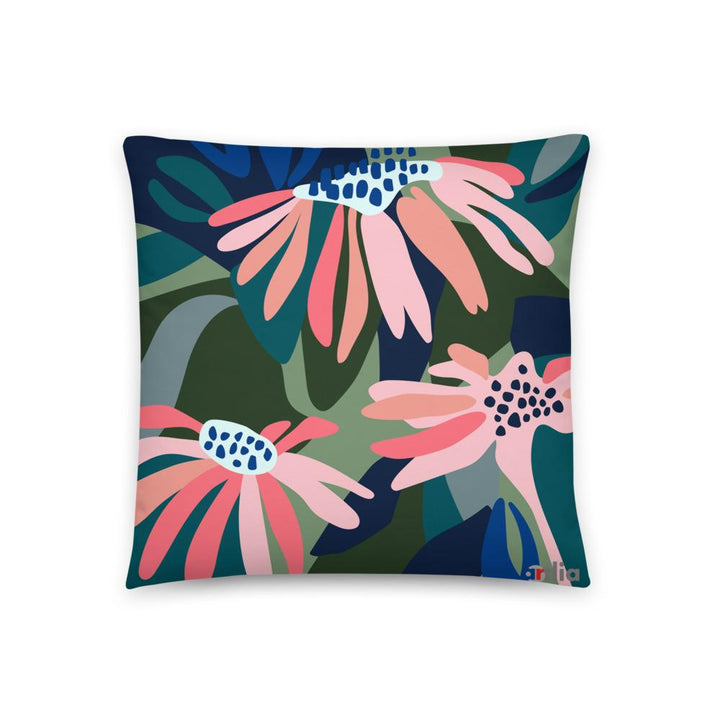 Tropical Flowers - Kissen Kuratoren von artlia 18×18 artlia